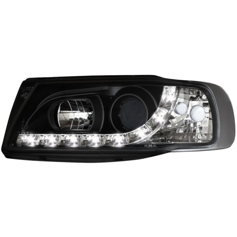 Φανάρια εμπρός led για Seat ibiza 6K (1993-2000) - μαύρα , με λάμπες (Η1) - σετ 2τμχ. € 301,1