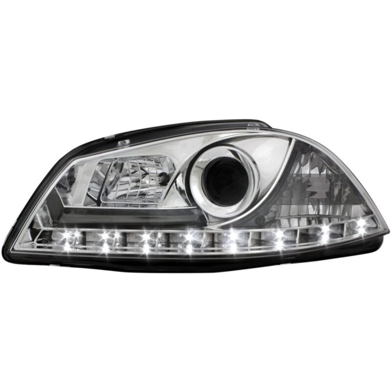 Φανάρια εμπρός led για Seat ibiza 6L (2002+) - chrome , με λάμπες (Η1) - σετ 2τμχ. € 361,1