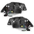 Φανάρια εμπρός led για Seat ibiza 6L (2002-2008) - μαύρα , με λάμπες (Η1) - σετ 2τμχ. € 410,3