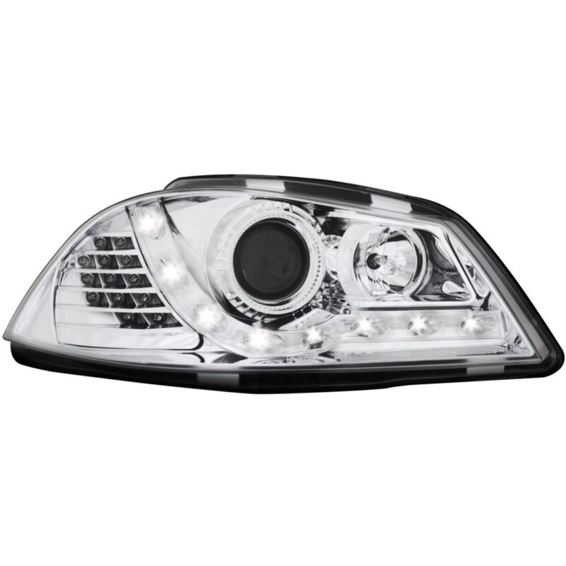 Φανάρια εμπρός led για Seat ibiza 6L (2003-2008) - chrome , με λάμπες (Η1) - σετ 2τμχ. € 409,1