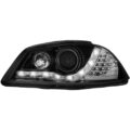 Φανάρια εμπρός led για Seat ibiza 6L (2003-2008) - μαύρα , με λάμπες (Η1) - σετ 2τμχ. € 409,1