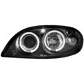 Φανάρια εμπρός angel eyes για Citroen Saxo (2000-2004) - μαύρα , με λάμπες (Η1) - σετ 2τμχ. € 289,7