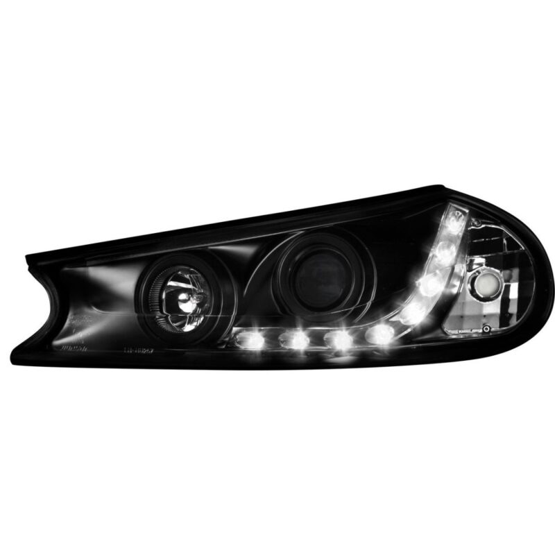 Φανάρια εμπρός led για Ford Mondeo (1996-2000) - black , με λάμπες (Η1) - σετ 2τμχ. € 337,1