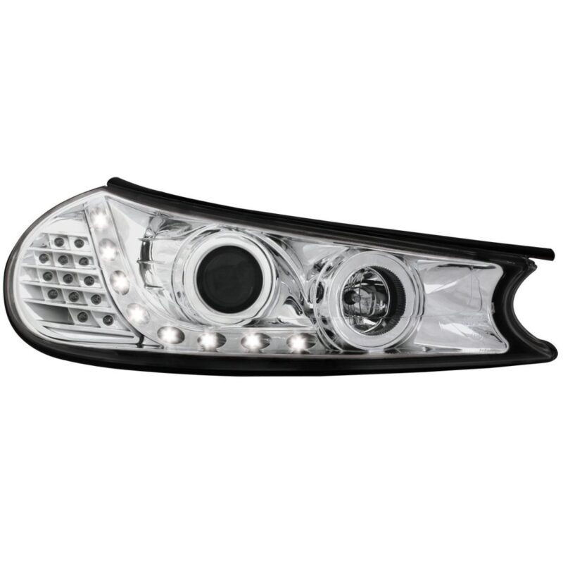 Φανάρια εμπρός led για Ford Mondeo (1996-2000) - chrome , με λάμπες (Η1) - σετ 2τμχ. € 421,1