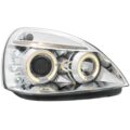 Φανάρια εμπρός angel eyes για Renault Clio MK3 (2001-2005) - chrome , με λάμπες (Η1) - σετ 2τμχ. € 271,1