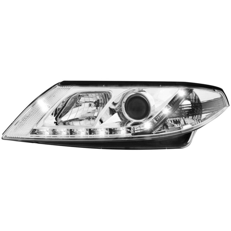 Φανάρια εμπρός led για Renault Laguna (2001-2005) - chrome , με λάμπες (Η1) - σετ 2τμχ. € 451,1