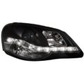 Φανάρια εμπρός led για Vw Polo 9N2 (2005-2009) - μαύρα , με λάμπες (Η1) - σετ 2τμχ. € 397,1