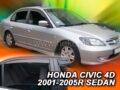 Ανεμοθραύστες για Honda Civic VII (2001-2005) sedan - 4 τμχ. εμπρός και πίσω € 103,9