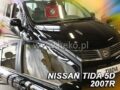 Ανεμοθραύστες για Nissan TIIDA (2007+) 5 πορτο - 4 τμχ. εμπρός και πίσω € 103,9