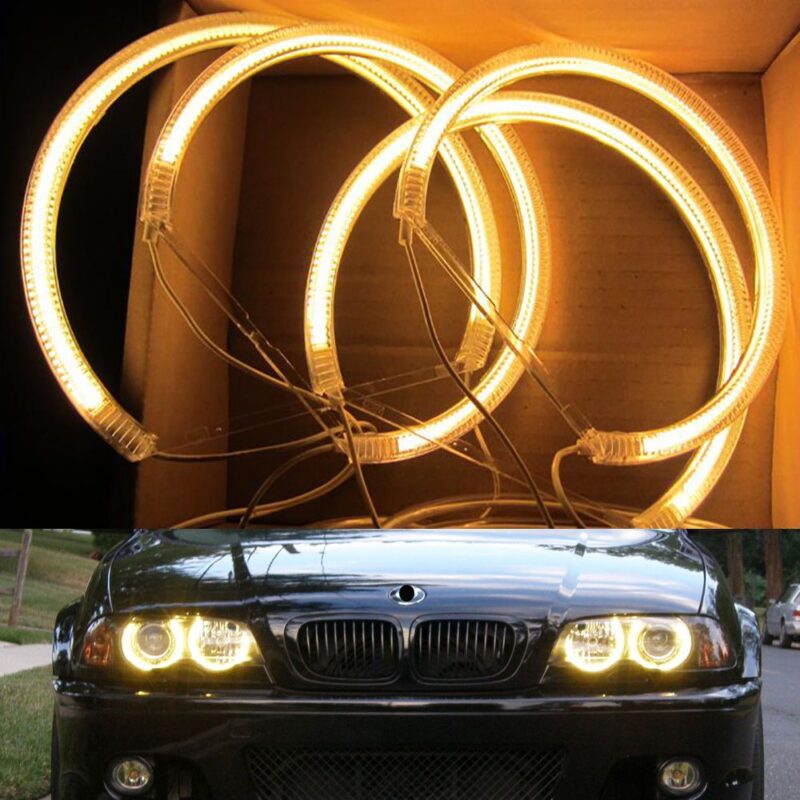 Δαχτυλίδια angel eyes για (CCFL) για BMW E36 / E38 / E39 - κίτρινο χρώμα € 28,1