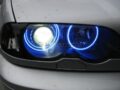 Δαχτυλίδια angel eyes για BMW E46 coupe (1998-2003) / BMW E46 Sedan, Combi (1998-2005) - μπλε χρώμα € 28,1