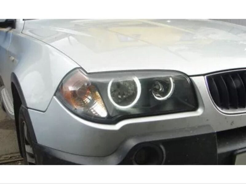 Δαχτυλίδια angel eyes για BMW X3 (2004-2007) - Λευκό χρώμα € 32,9