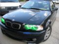 RGB δαχτυλίδια angel eyes led για BMW E46 coupe (2003+) - με εναλλαγή χρωμάτων € 64,1