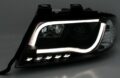 Φανάρια εμπρός led lightbar για Audi A6 C5 (2001-2004) - μαύρα , με λάμπες (Η1) - σετ 2τμχ. € 421,1