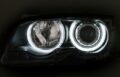 Φανάρια εμπρός angel eyes για BMW E46 coupe και cabrio (1999-2003) - χωρίς φλας , με λάμπες (Η1) - σετ 2τμχ. € 385,1