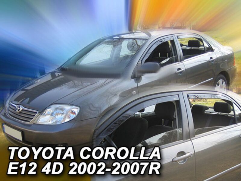 Ανεμοθραύστες για Toyota Corolla (2002-2007) sedan - 4 τμχ εμπρός και πίσω € 103,9