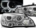 Φανάρια εμπρός angel eyes για BMW X5 (2007-2010) - 3D Design , με λάμπες (Η1) - σετ 2τμχ. € 992,3