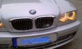 Δαχτυλίδια angel eyes για BMW E46 coupe (1998-2003) / BMW E46 Sedan, Combi (1998-2005) - κίτρινο χρώμα € 28,1