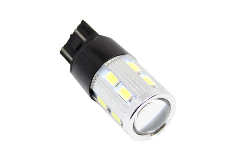 Led λάμπα τύπου Τ20 CANBUS με 16 SMD led και προτζέκτορα 5630 διπλού φωτισμού κόκκινη - 1τμχ. € 11,9