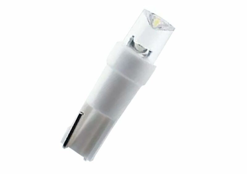 Led λάμπα τύπου T5 12V/1.2W λευκή - 1τμχ. € 2,3