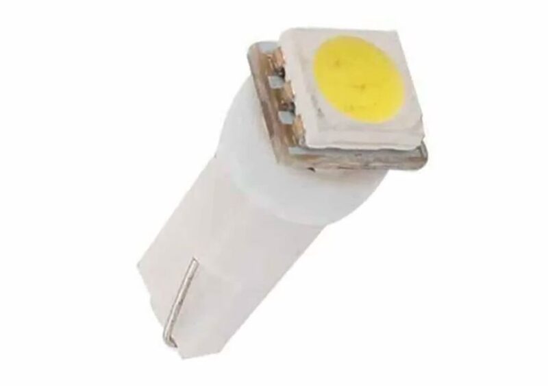 Led λάμπα τύπου T5 12V/1.2W λευκή - με 5050 smd led - 1τμχ. € 2,3