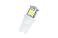 Led λάμπα τύπου Τ10 με 5 SMD led 6000K - 1τμχ. € 3,5