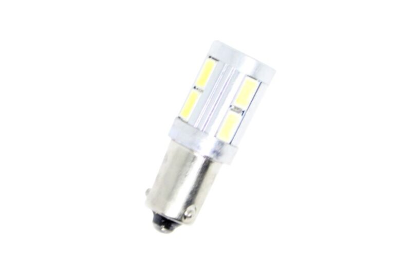 Led λάμπα τύπου BA9S 5W με 10 SMD led εκ διαμέτρου αντίθετα - 1τμχ. € 7,1