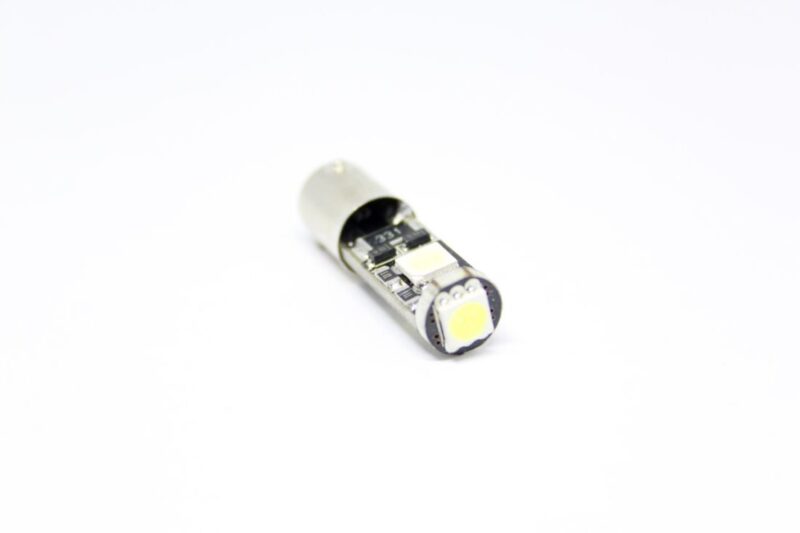 Led λάμπα τύπου BA9S CANBUS με 3 SMD led τυχαία διάταξη - 1τμχ. € 5,9