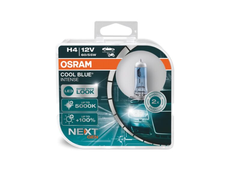 Λάμπα αλογόνου H4 - Osram COOL BLUE INTENSE NEXT GEN - 2 τμχ. καρτέλα € 19,1