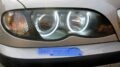 Δαχτυλίδια angel eyes για BMW E46 coupe (1998-2003) / BMW E46 Sedan, Combi (1998-2005) με 4 μεγάλα δαχτυλίδια 144mm - Λευκό χρώμα € 32,9