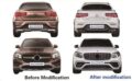 AMG pack body kit πακέτο για Mercedes GLC Coupe C253 (2015-2019) - C63 Design € 2.704,9