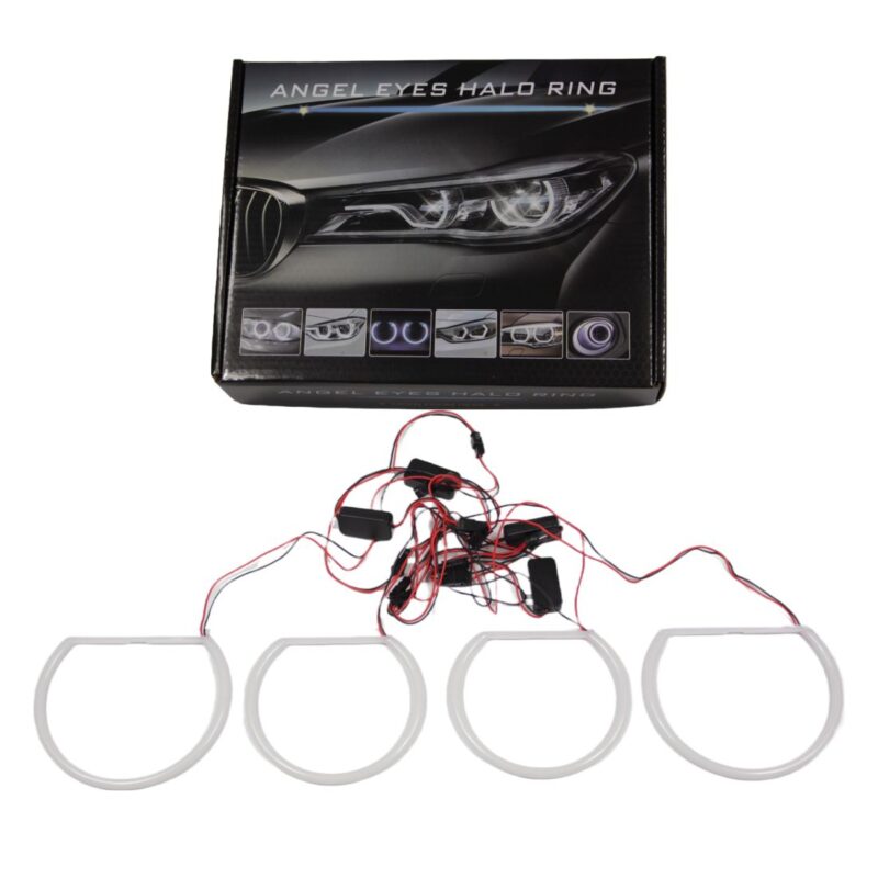 Δαχτυλίδια angel eyes για BMW E46 coupe (1998-2003) / BMW E46 Sedan, Combi (1998-2005) - lightbar design - κίτρινο χρώμα € 58,1