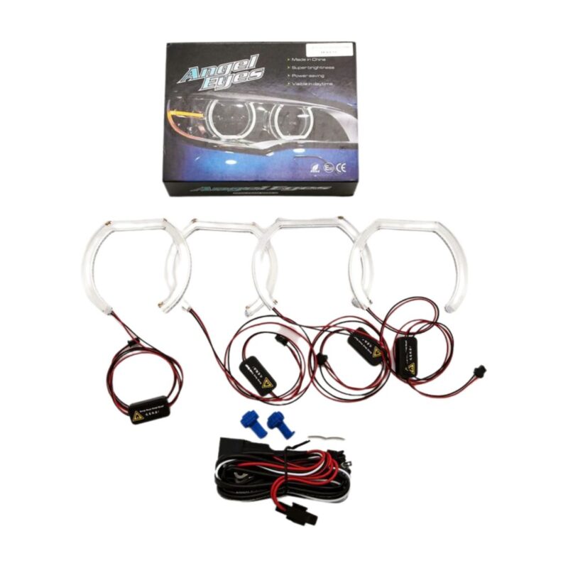 Δαχτυλίδια angel eyes για BMW E46 sedan, combi (1998-2005) / E46 coupe (1998-2003) - U-Design με 4 προτζέκτορες € 100,1