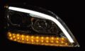 Φανάρια εμπρός led για Mercedes ML W164 (2005-2008) chrome με τρεχούμενο φλας - σετ 2τμχ. € 664,7