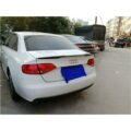 Αεροτομή πορτ μπαγκάζ για Audi A4 B8 (2009-2012) M4 Style - μαύρη γυαλιστερή € 165,9