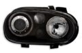 Φανάρια εμπρός angel eyes για Vw Golf IV R32 - μαύρα , χωρίς λάμπες (Η7) - σετ 2τμχ. € 300,5