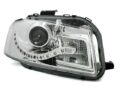 Φανάρια εμπρός led Dayline για Audi A3 (2003-2008) - chrome , με λάμπες (Η9) - σετ 2τμχ. € 385,1