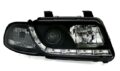 Φανάρια εμπρός led Dayline για Audi A4 (1995-1998) - μαύρα , με λάμπες (Η1) - σετ 2τμχ. € 331,1