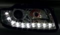 Φανάρια εμπρός led Dayline για Audi A4 (2001-2004) - chrome , χωρίς λάμπες (Η7) - σετ 2τμχ. € 410,9