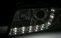 Φανάρια εμπρός led για Audi A6 με φώτα ημέρας (1997-2001) / Allroad 1999-2005 - chrome , με λάμπες (Η1) - σετ 2τμχ. € 361,1