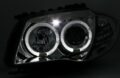 Φανάρια εμπρός angel eyes για BMW E87/Ε81 (2004-2011) - chrome , με λάμπες (Η1) - σετ 2τμχ. € 343,1