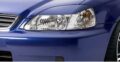 Φρυδάκια φαναριών για Honda Civic (2001-2003) προ - facelift - μαύρα € 31,9