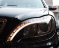 Φανάρια εμπρός led lightbar design για Mercedes W 220 S-Class (1998-2005) - μαύρα , με λάμπες (Η1) - σετ 2τμχ. € 595,7