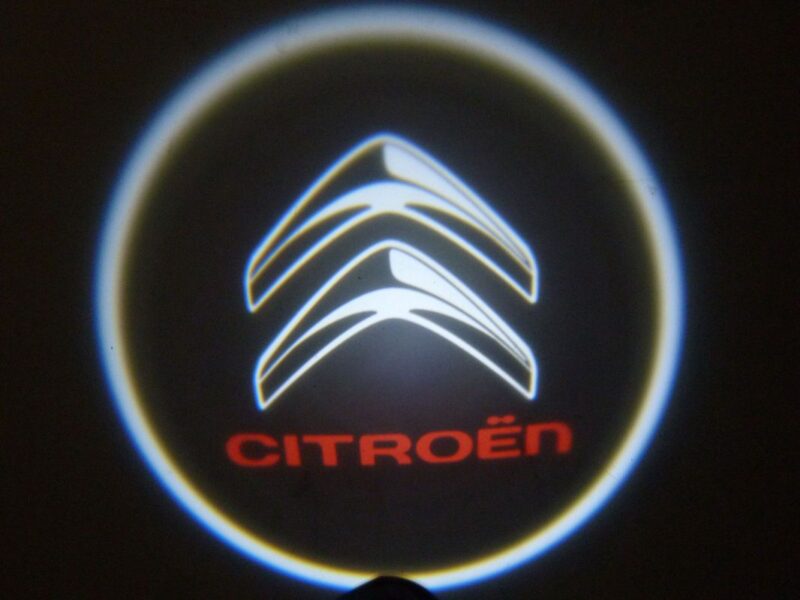 Προτζέκτορες πόρτας με λογότυπο Citroen με 5W led - με τρύπημα € 22,1