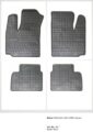 Λαστιχένια πατάκια Frogum για FIAT Doblo I (2001-2010) - 5 seats - 4τμχ. € 47,9