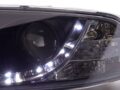 Φανάρια εμπρός led για Skoda Octavia (2004-2009) , μαύρα , με λάμπες (Η1) - σετ 2τμχ. € 409,1