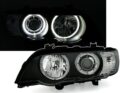 Φανάρια εμπρός angel eyes για BMW X5 E53 (1999-2003) - μαύρα , χωρίς λάμπες (Η7) - σετ 2τμχ. € 410,9