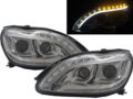 Φανάρια εμπρός led lightbar design για Mercedes S-Class (1998-2005) , με λάμπες (Η1) - σετ 2τμχ. € 595,7