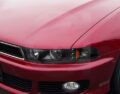 Φανάρια εμπρός led angel eyes για Mitsubishi Galant (1996-2006) - μαύρα , με λάμπες (Η1) - σετ 2τμχ. € 331,1