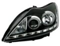 Φανάρια εμπρός για Ford Focus (2008-2011) - μαύρα , με λάμπες (Η1) - σετ 2τμχ. € 451,1